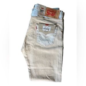 Levi’s 501 Jeans • Multi-toned (Tan & Cream)